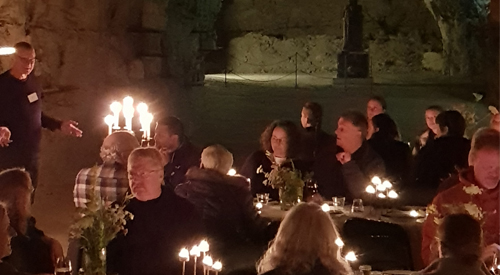 Spisning under jorden, Dine in the Mine
